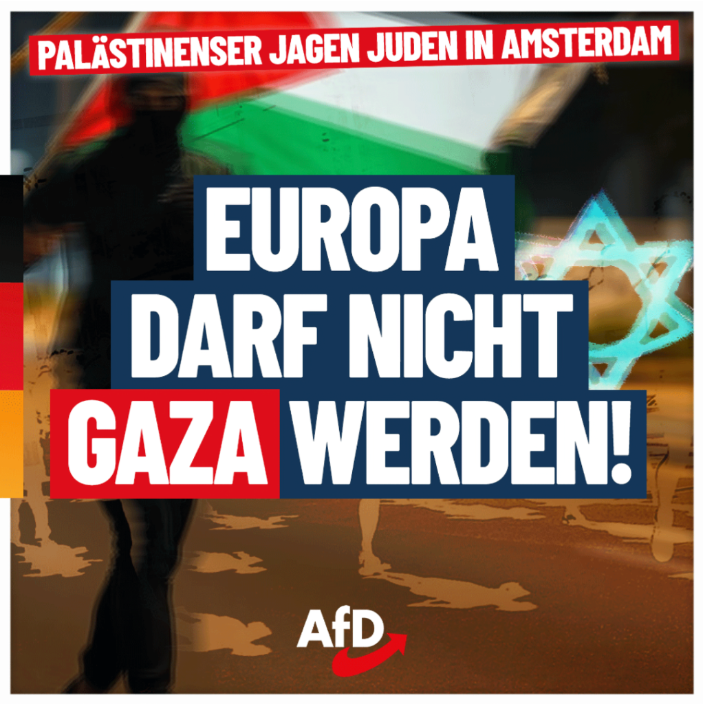 Palästinenser jagen Israelis in Amsterdam