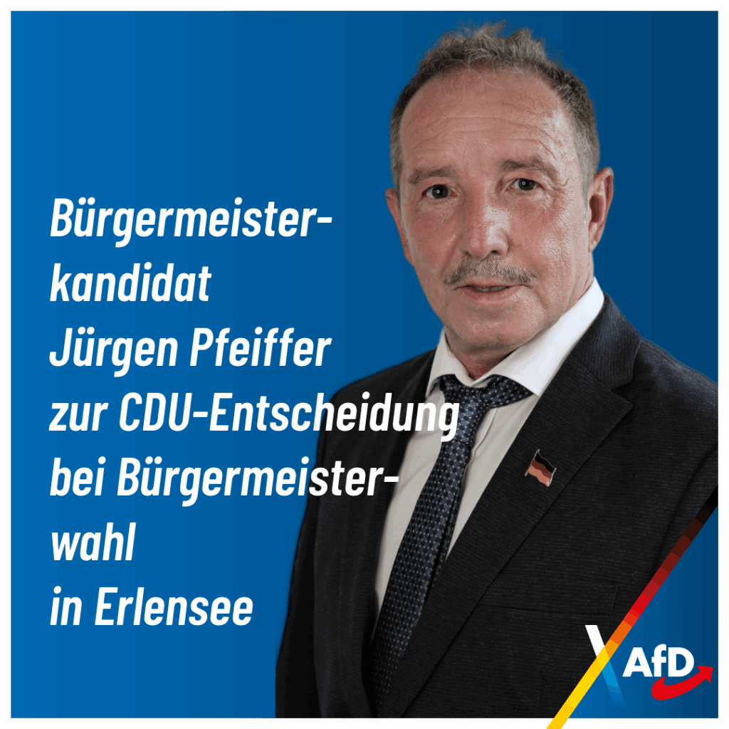 AfD Jürgen Pfeiffer Erlensee Bürgermeister