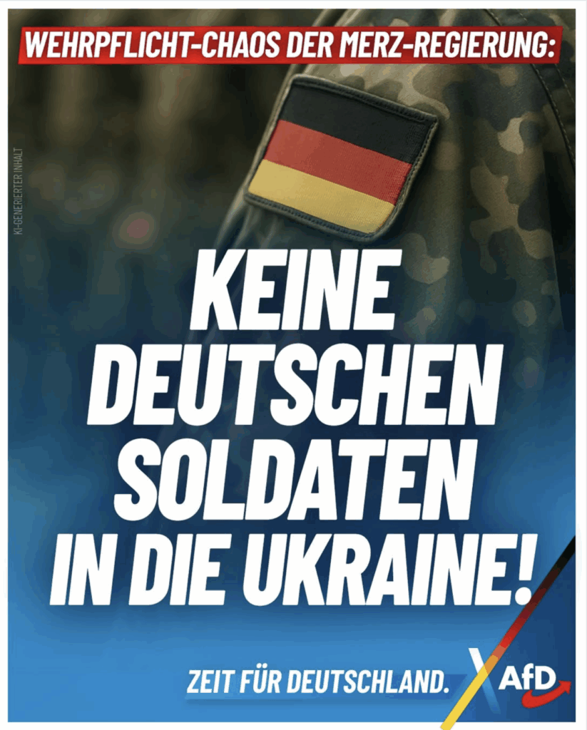 Keine Deutschen Soldaten in die Ukraine AfD