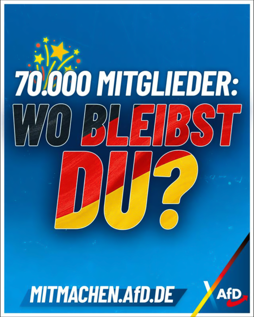 AfD 70.000 Mitglieder