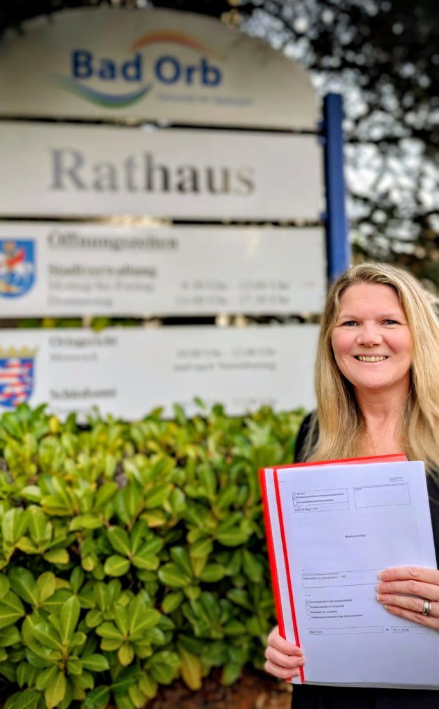 AfD Orb Kommunalwahl Andrea O'Connor