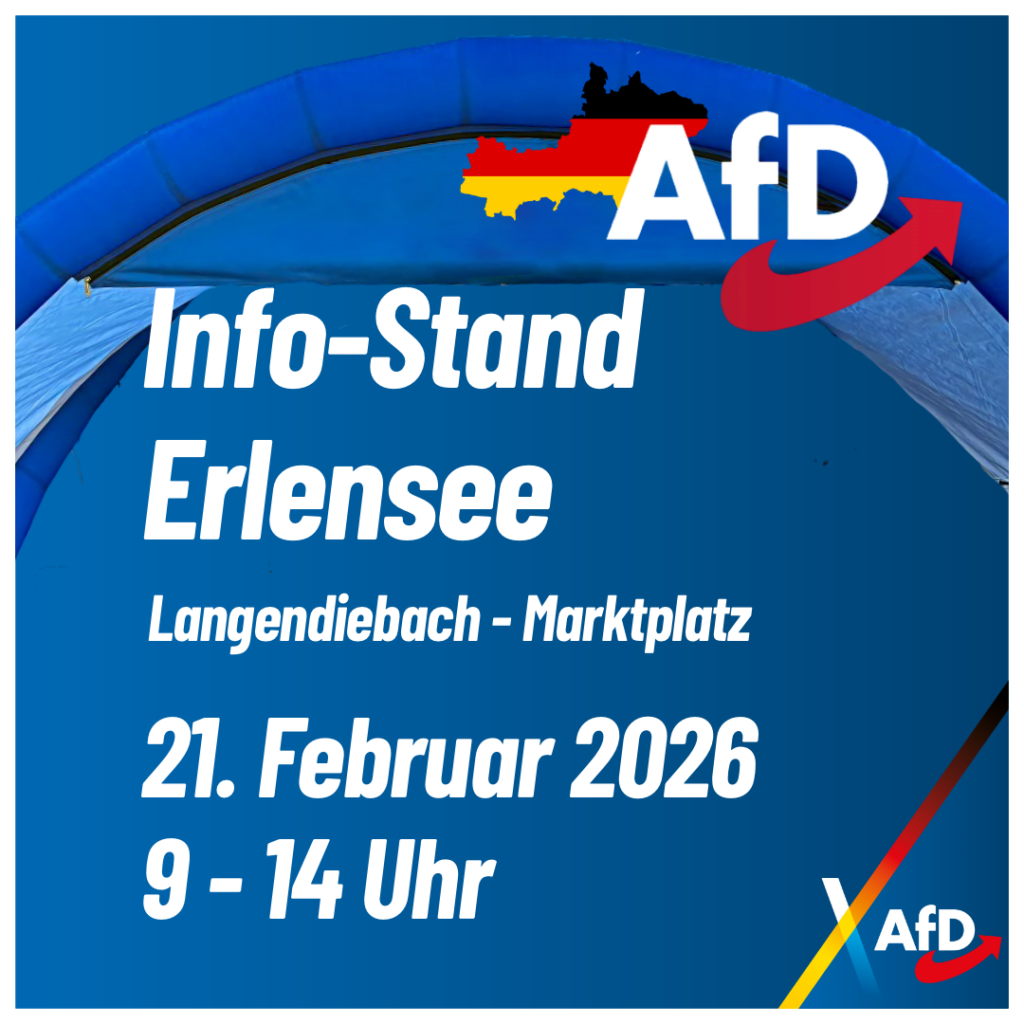 AfD Erlensee Info-Stand 21. Februar