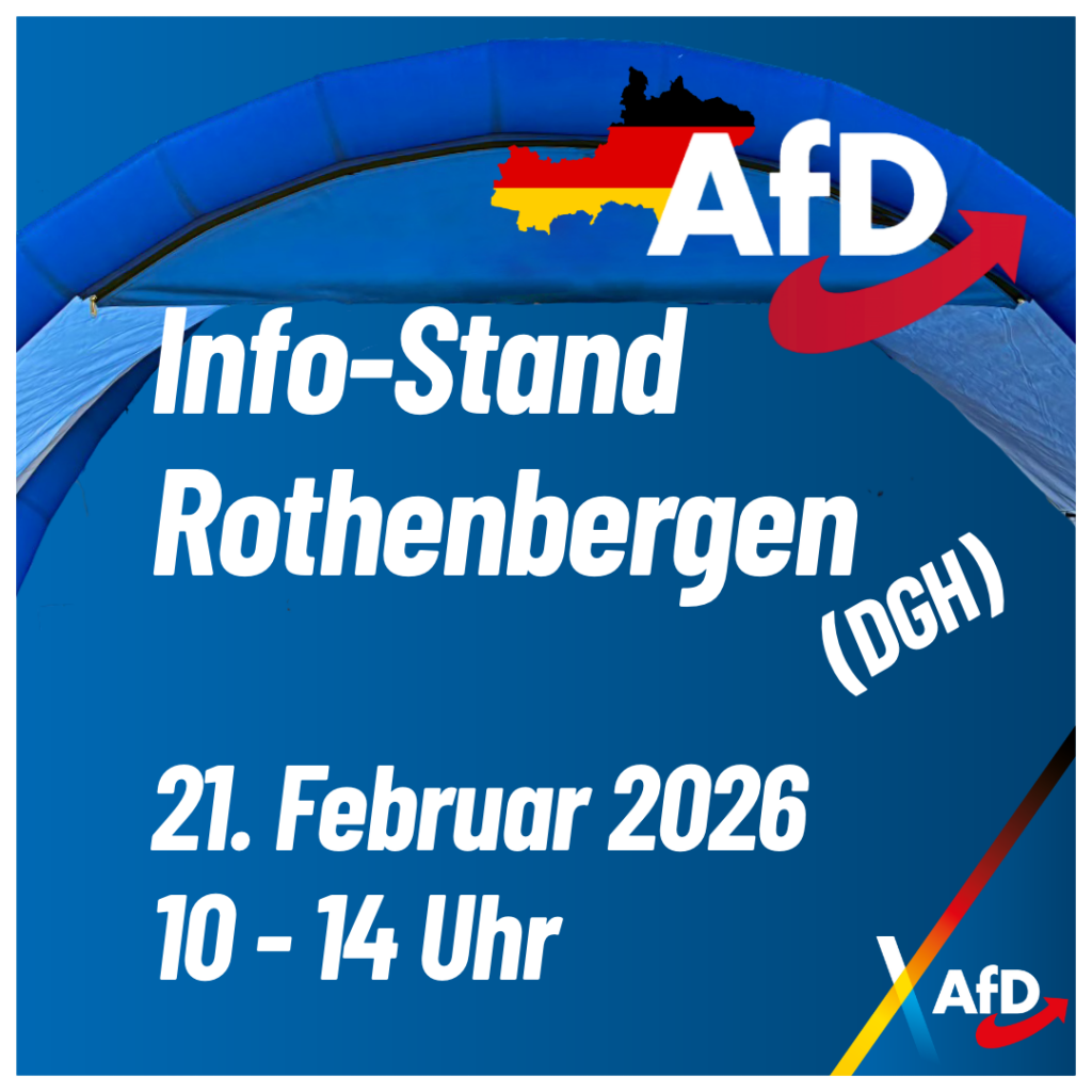 AfD Rothenbergen Infostand 21. Februar