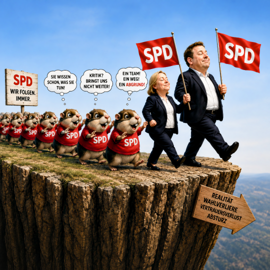 Es ist Zeit Genossen - gebt Euer Parteibuch zurück. Es gibt eine Alternative! SPD AfD